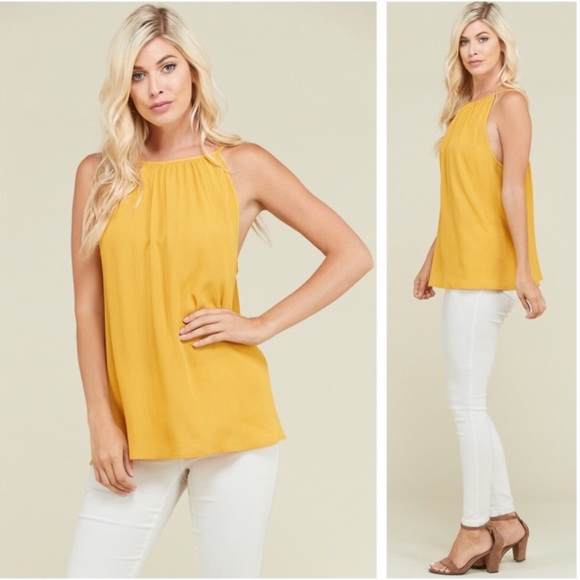 MADDIE-Crinkle Strappy Top - Picture 8 of 11